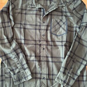 Men's Green Plaid Shirt